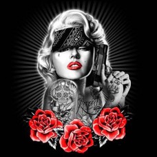 Marilyn Monroe Roses Gangsta